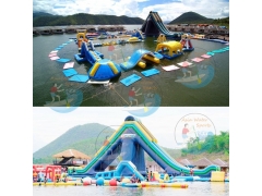 Aquaglide Super Bounce n' slayt su parkı