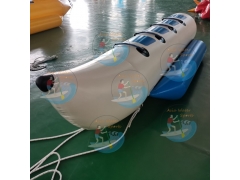 anti 0.9mm PVC branda 8 yolcu için özel yapılmış çift tüpler Banana Boat

