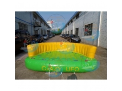 anti 0.9mm PVC branda Deli UFO şişme su kayağı tüpler için su sporları
